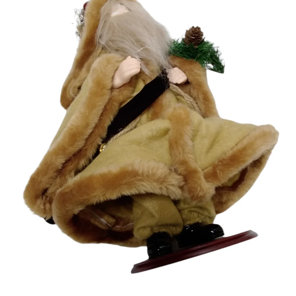 Old World Santa Handcrafted Holiday Rustic Woodlands Retro Luxury Collectors Pc